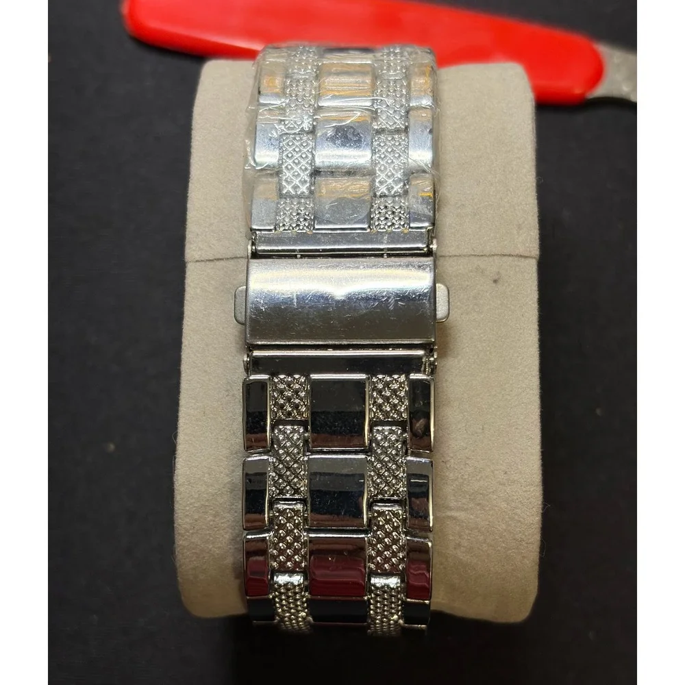 Orlando Quartz Chronograph Style‎ Mens Watch Silver Tone Stainless Steel watch